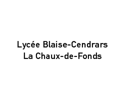 logo du Lycée Blaise-Cendrars, La Chaux-de-Fonds